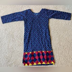 Little Girls Lawn Pakistani Kurti | Age: 7/8